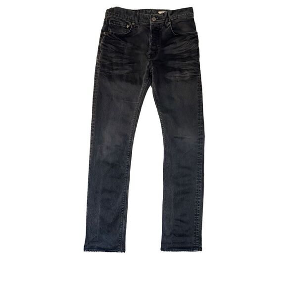 H&M Sliq Button Fly Jeans size 29 Low Waist, Slim Leg - Picture 4 of 6